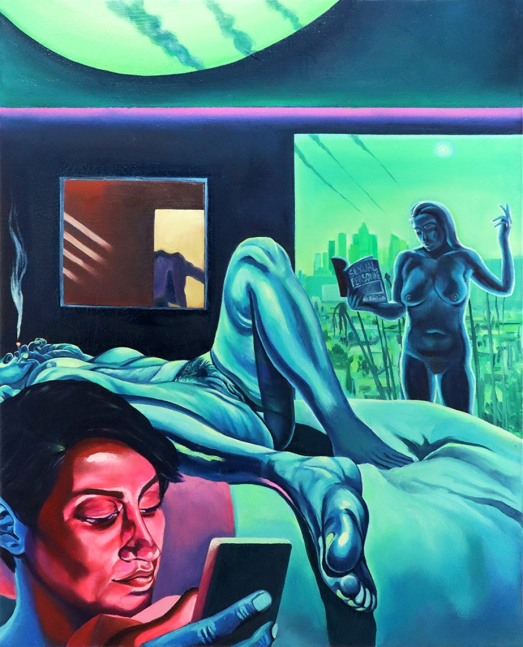 Contracting the Tenses, 2025

Oil on canvas

20h x 16w in