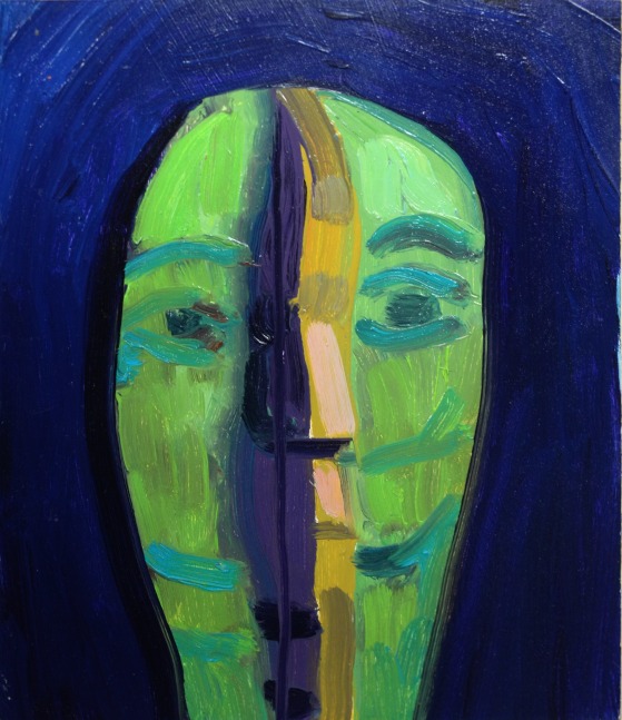 Green in the Face, 2021

Oil on Wood

6h x 7.50w in