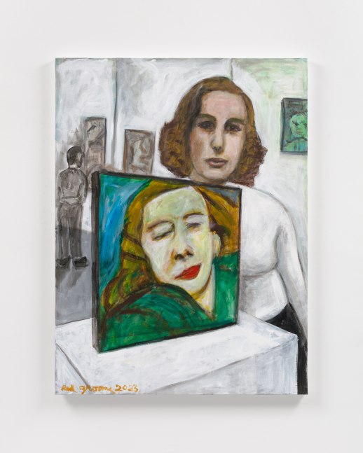 A Portrait of an Artist (Grace Hartigan), 2023
acrylic on canvas
48 x 36 in. / 121.9 x 91.4 cm