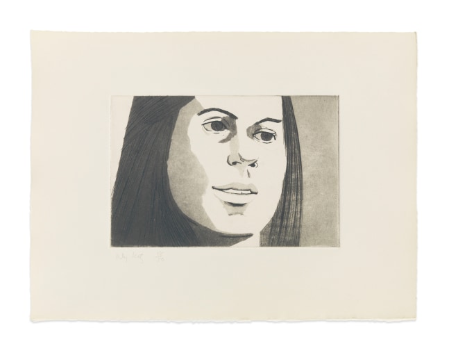 June Ekman&amp;#39;s Class: Nancy, 1972

aquatint, edition of 50

11 1/8 x 15 in. / 28.3 x 38.1 cm