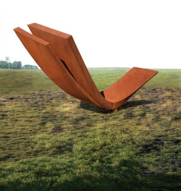 Beverly Pepper

Curved Presence, 2012

Cor-Ten steel, edition&amp;nbsp;of 3

91 5/8 x 125 x 58 in. / 232.7 x 317.5 x 147.3 cm