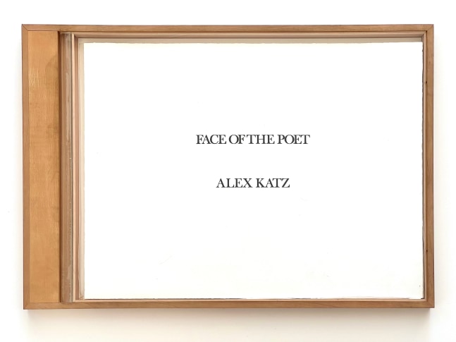 Face of the Poet, 1979

portfolio in wood and plexi box, edition of 25

14 1/2 x 19 in. / 36.8 x 48.3 cm