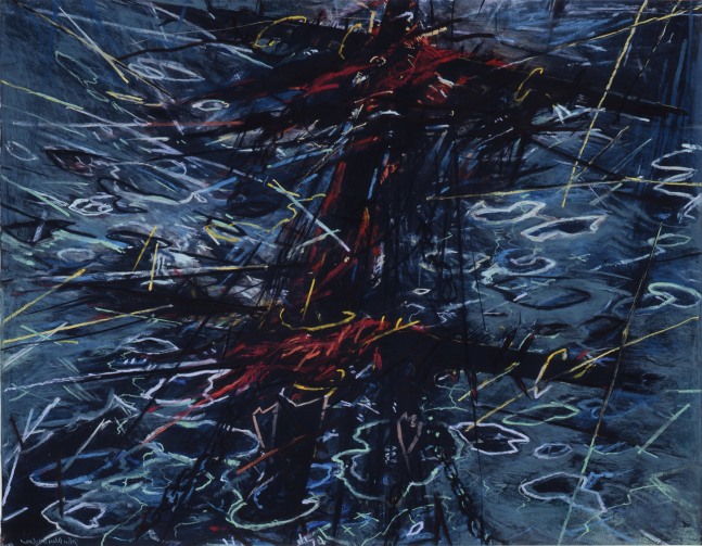 John Alexander

Shipwreck, 1986

pastel on paper mounted on museum board

40 1/2 x&amp;nbsp;52 1/2 in. / 102.9 x&amp;nbsp;133.3 cm