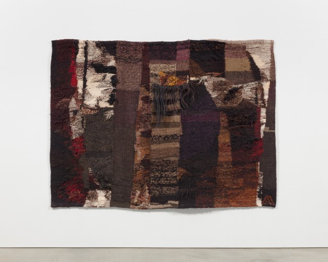 Magdalena Abakanowicz

Anna, 1964&amp;nbsp;&amp;nbsp;
woven sisal, cotton, wood, horsehair and other natural fibers

78 x 106 in. / 198.1 x 269.2 cm&amp;nbsp;