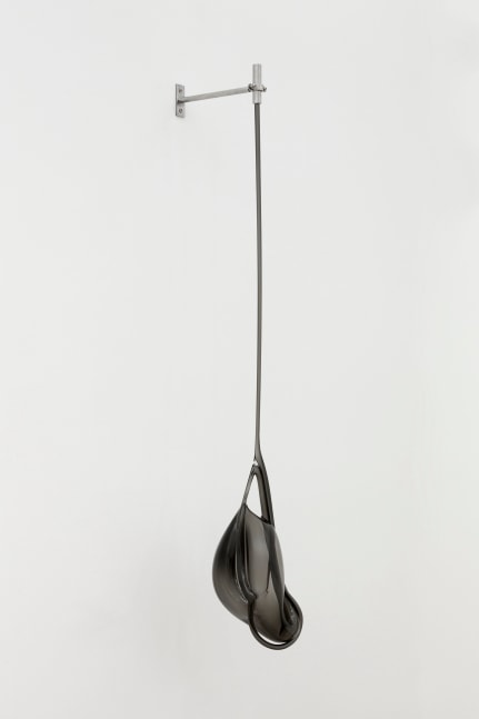 Ivana Ba&amp;scaron;ić
Breath seeps through her tightly closed mouth | Position II: Swelling #2, 2019

breath, glass, stainless steel, torque

50 x 9 x 6 in. / 127 x 22.9 x 15.2 cm