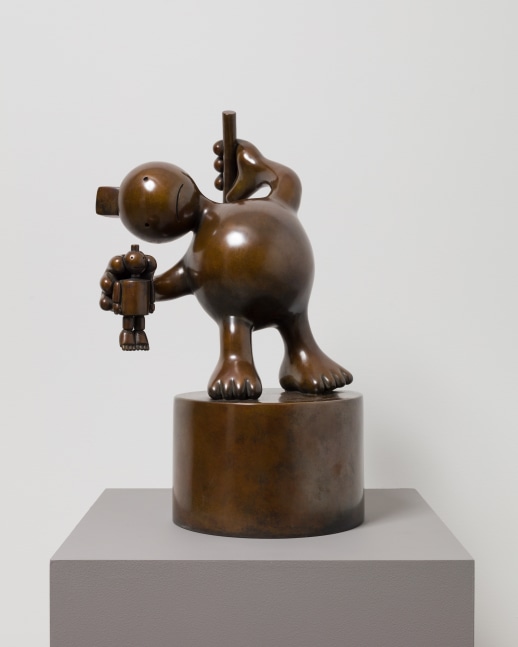 Tom Otterness
Kindly Geppetto, 2001

bronze, edition of 6

24 x 15 x 15 1/2 in. / 61 x 38.1 x 39.4 cm