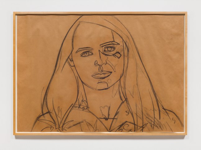 Alex Katz
Elise, 1988
charcoal and pencil
33 1/4 x 47 1/4 in. / 84.5 x 120 cm