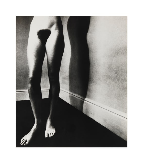 Nude, Campden Hill, London, 1977

gelatin silver print

image: 13 1/2 x 11 1/2 in. / 34.3 x 29.2 cm

sheet: 16 x 12 in. / 40.6 x 30.5 cm
&amp;nbsp;

recto: signed, lower right