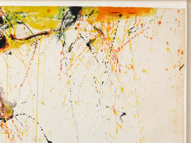 Sam Francis

Untitled

1958

watercolor and gouache on paper

27 x 43 1/2 inches (68.4 x 110.5 cm)&amp;nbsp;

signed and dated&amp;nbsp;Sam Francis 58&amp;nbsp;(verso)