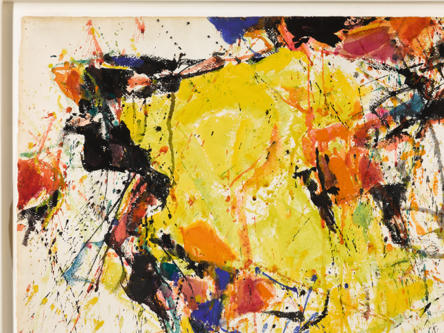 Sam Francis

Untitled

1958

watercolor and gouache on paper

27 x 43 1/2 inches (68.4 x 110.5 cm)&amp;nbsp;

signed and dated&amp;nbsp;Sam Francis 58&amp;nbsp;(verso)