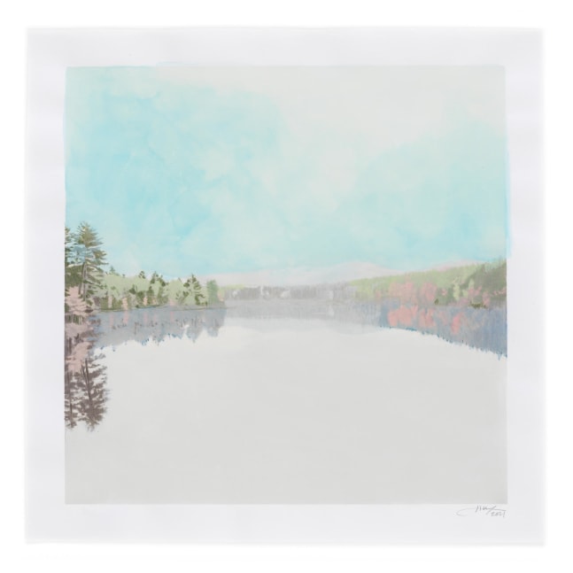ISCA GREENFIELD-SANDERS

Lake Cove, 2021

mixed media watercolor with color pencil

14h x 14w in

Framed: 17h x 17w in

&amp;nbsp;
