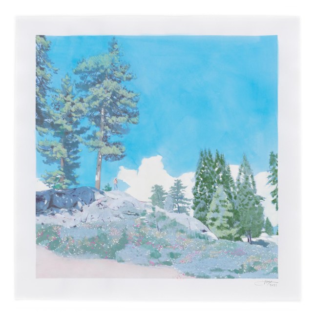 ISCA GREENFIELD-SANDERS

Mountain View, 2021

mixed media watercolor with color pencil

14h x 14w in

Framed: 17h x 17w in

&amp;nbsp;