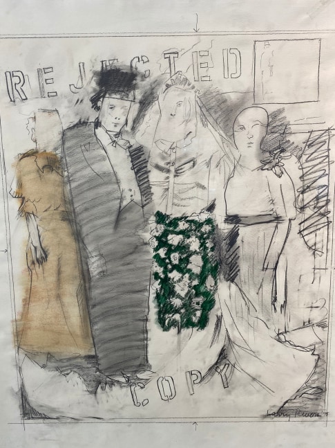 Larry Rivers

Rejected Copy, 1978

Pencil and colored pencil

28h x 23w in

&amp;nbsp;