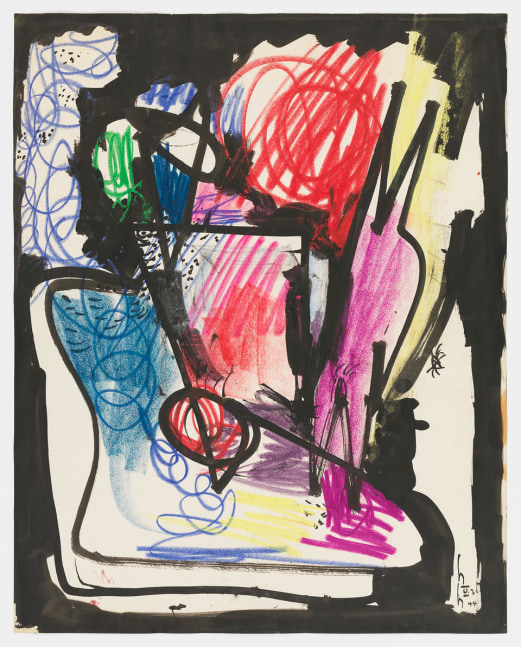 Hans Hofmann

Untitled, 1944

Ink and color crayon on paper

24h x 19w in