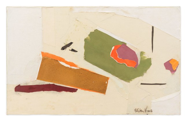 Esteban Vicente (1903-2001)

Untitled, 1991

Mixed media collage

20h x 32w in

&amp;nbsp;