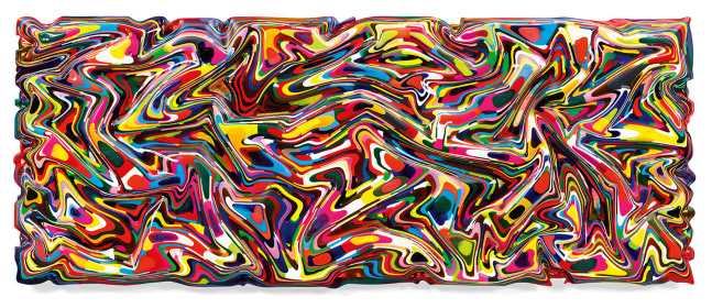 Markus Linnenbrink

ALITTLEASHALTHEREANDTHERE, 2022

Epoxy resin and pigments on wood

39h x 99w in

&amp;nbsp;