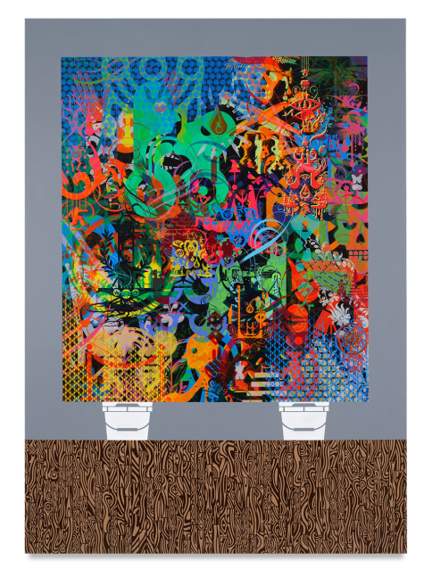 Ryan McGinness

Making someone Else&amp;#39;s Bed, 2015

Acrylic on linen

84h x 60w in

RMG010