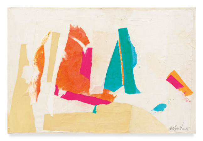 Esteban Vicente (1903-2001)

Untitled, 1994

mixed media collage

19h x 28w in

&amp;nbsp;