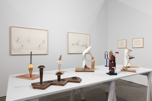 Installation view, Claes Oldenburg & Coosje van Bruggen, Things Around the House, November 7 – December 19, 2015