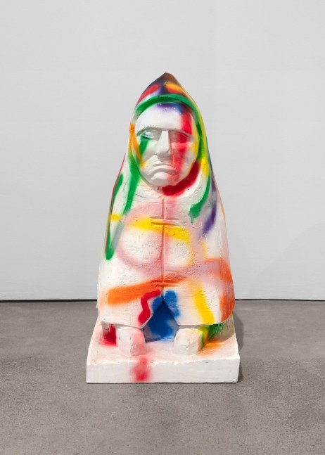 Justin Matherly, T1, 2020, GFRG, synthetic based spray paint