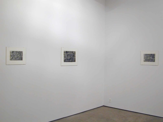 Installation view, Michael Hurson, Paula Cooper Gallery, 521 W 21st Street, New York. September 3 - October 12, 2002. © Debra H. Georhe. Courtesy Paula Cooper Gallery. New York.