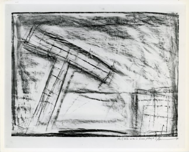 Robert Wilson &quot;The Civil Wars&quot; 1984 Graphite on paper 19 1/2&quot; x 26&quot;