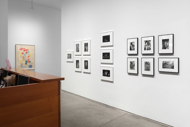 Installation view, Atsuko Tanaka, Yayoi Kusama, Paula Cooper Gallery, New York, May 8 - June 14, 2025. Courtesy Paula Cooper Gallery, New York, Photo: Steven Probert.