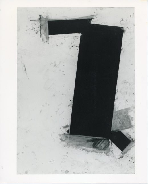 Joel Shapiro &quot;Untitled&quot; 1986 Charcoal and chalk on paper 30 3/4&quot; x 43 1/4&quot;