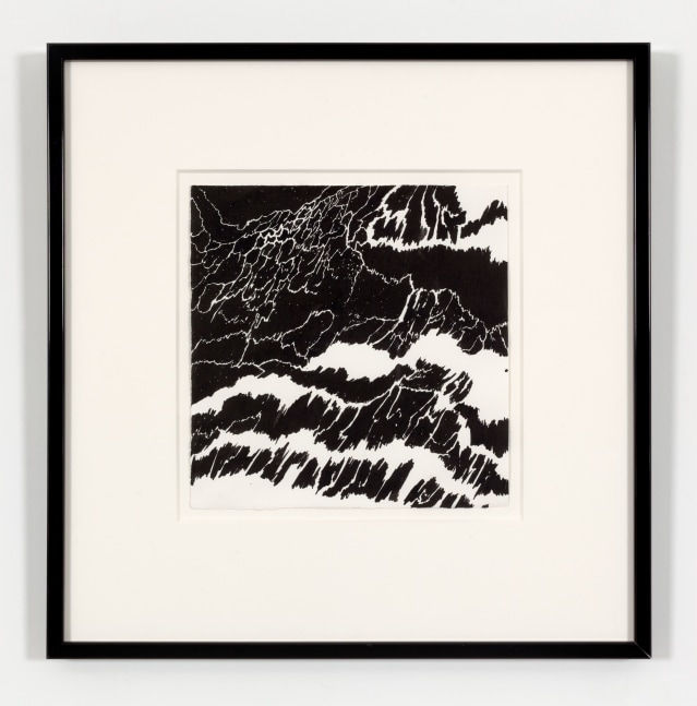 Bruce Conner UNTITLED, March 26, 1975 ink on paper image: 9 7/8 x 9 7/8 in. (25.1 x 25.1 cm) frame: 17 3/4 x 17 3/4 x 1 1/4 in. (45.1 x 45.1 x 3.2 cm)