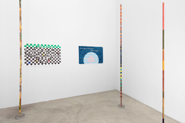 Installation view, Ben Estes, Alan Shields, Curated By Laura Hunt, April 18 – May 12, 2018