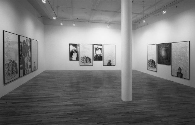 Installation view, Decide Who You Are, Paula Cooper Gallery, 149 Wooster Street, New York, October 6 - 31, 1992. Photo: Geoffrey Clements.