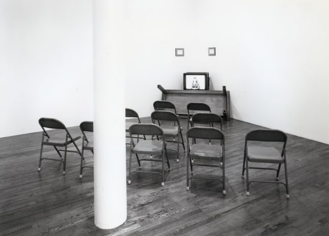 Installation view, Cornered, 155 Wooster Street, New York, June 9 - July 28, 1995. Photo: Geoffrey Clements.