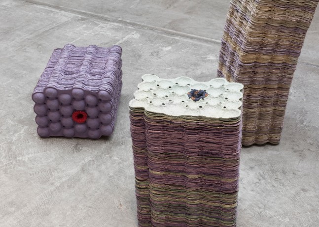 Installation view, Veronica Ryan, The Weather Inside, September 7 – October 19, 2019