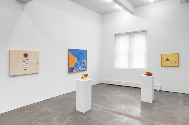Installation view, Mark di Suvero and Leonard Contino, October 22 – November 28, 2020