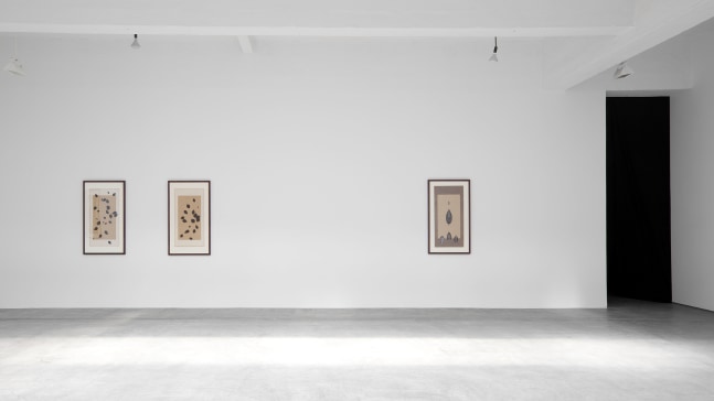 Installation view, Bruce Conner, Falling Leaves: An Anonymous Memorial, August 30 – September 24, 2011