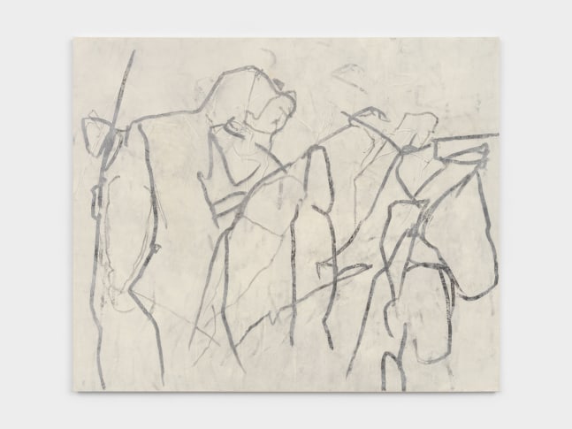 Beatrice Caracciolo The Blind 14, 2023 mixed media on paper 58 x 70 in. (147.3 x 177.8 cm)