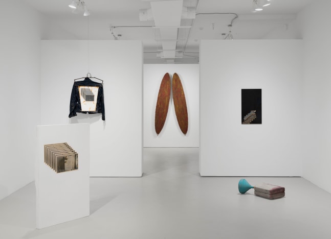 Installation view, [Re]Purpose: Terry Adkins, Matias Faldbakken, Veronica Ryan, Paula Cooper Gallery, February 4 - March 5, 2023. Photo: Oriol Tarridas