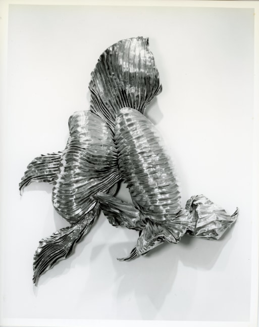 Lynda Benglis &quot;Holden II&quot; 1990 Stainless steel mesh, aluminum 72&quot; x 63&quot; x 17&quot;
