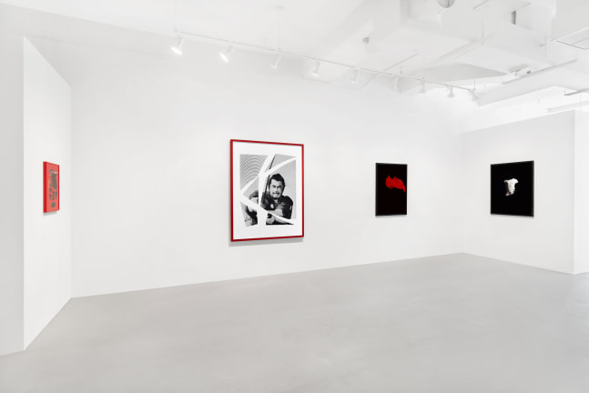 Installation view, Sarah Charlesworth, Ja’Tovia Gary, Christian Marclay, Paul Pfeiffer, The Politics of Desire, February 13 – March 14, 2021