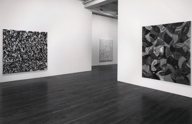 Installation view, Recent Paintings, Paula Cooper Gallery, 155 Wooster Street, New York, October 27 - November 25, 1995. © Julian Lethbridge. Courtesy Paula Cooper Gallery, New York. Photo: Adam Reich.