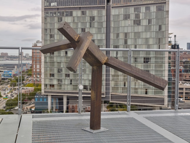 Joel Shapiro Untitled, 1980-1981 bronze 51 13/16 x 60 1/8 x 45 1/8 in. (131.6 x 152.7 x 114.6 cm) Installation view, "America Is Hard to See," Whitney Museum of American Art, May 1 - September 27, 2015