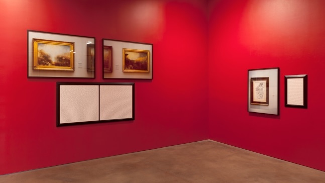 Installation view, Sophie Calle, Absence, October 18 – November 16, 2013