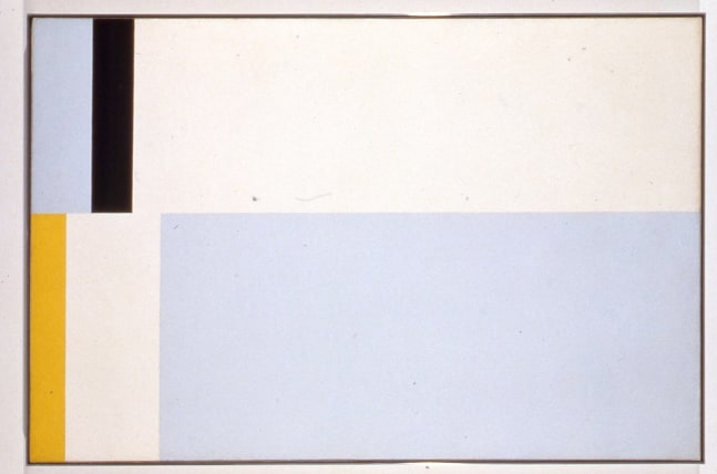 John McLaughlin "Untitled" 1956 Oil on canvas 48" x 32"