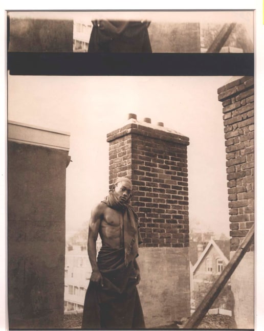 Arnie Zane "Untitled (Bill)" 1972 Gelatin silver print, toned brown 9 1/2 x 7 1/2 in.
