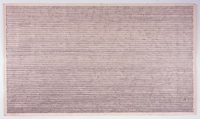 Joel Shapiro "Fingerprint Drawings #1" 1969 Ink on paper 72 x 123 1/2 in.