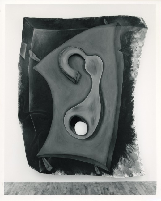 Elizabeth Murray &quot;Slip Away&quot; 1986 Oil on Canvas 129 1/2&quot; x 101 1/2&quot; x 9&quot;