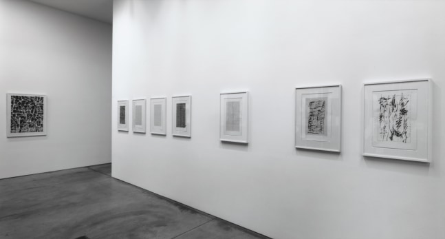 Installation view, Jan Schoonhoven, Paula Cooper Gallery, 534 W 21st Street, New York. October 23 - November 27, 1999. © Jan Schoonhoven. Courtesy Paula Cooper Gallery, New York.