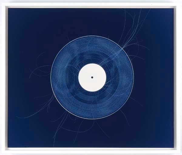 Christian Marclay "Untitled" 2004 Photogram on c-print paper, mounted on cintra board 19 3/4 x 23 3/4 in.