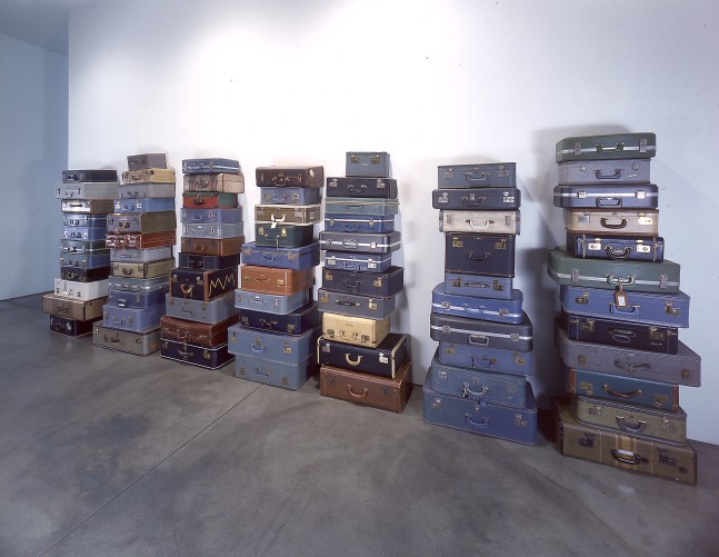 Zoe Leonard "Untitled" 2000 75 Suitcases Dimensions variable