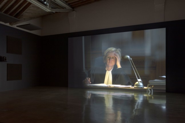 Installation view, Carey Young, Palais de Justice, September 7 – October 14, 2017